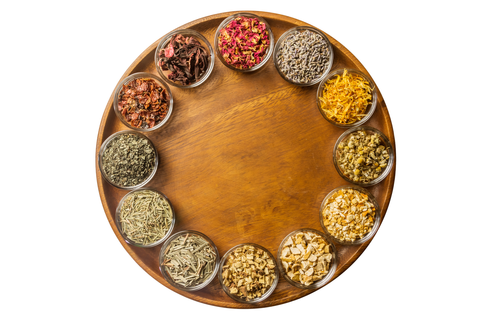clockface of the herb tea
